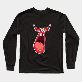 Horn Mouth Long Sleeve T-Shirt